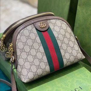 GUCCI bag ophidia crossbody GG brown
